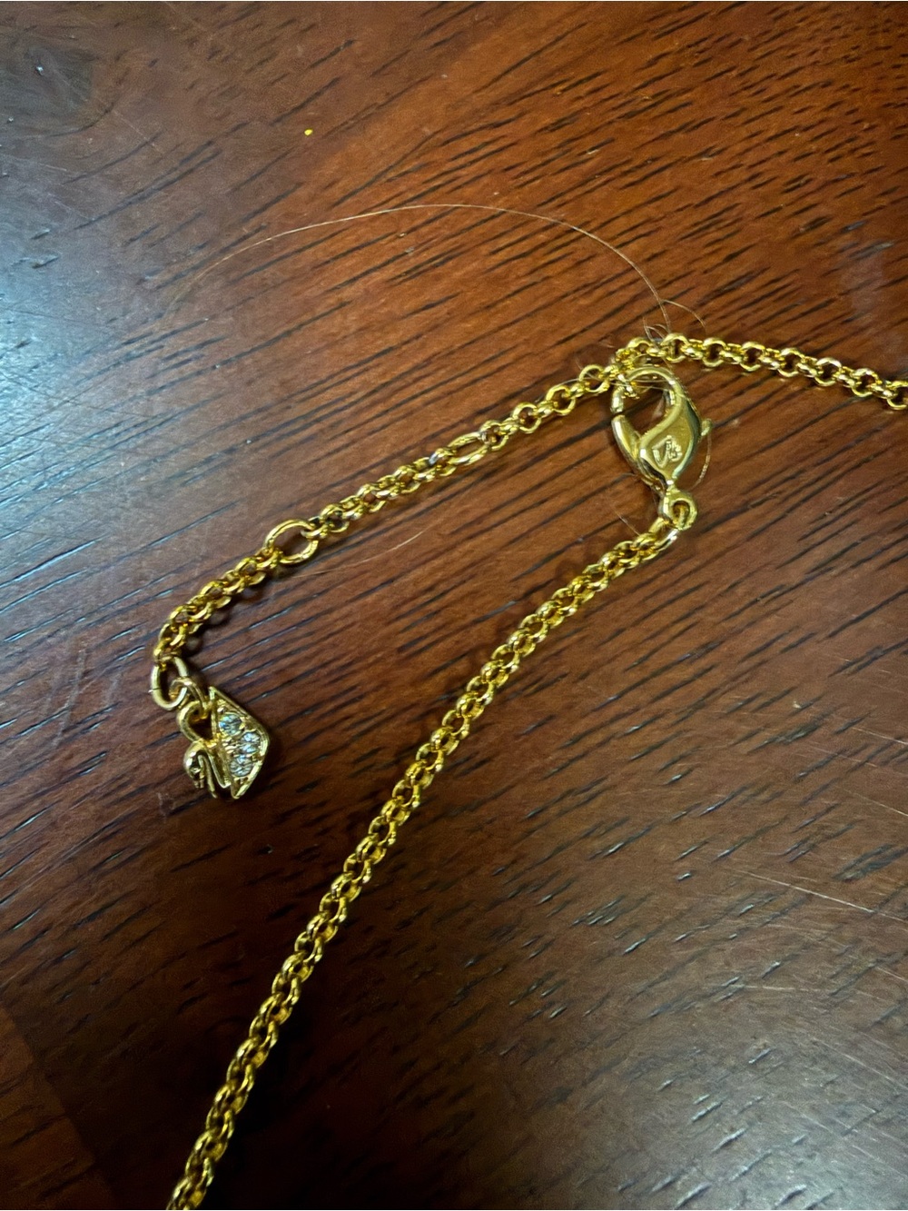 Swarovski Crystal Fish Pendant Necklace Discontinued - Picture 6 of 10